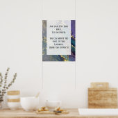 Poster Ajouter Votre Texte Personnalisé Encre D'Alcool Ab (Cuisine)