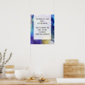 Poster Ajouter Votre Texte Personnalisé Encre D'Alcool Ab (Cuisine)