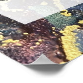 Poster Ajouter Votre Texte Personnalisé Encre D'Alcool Ab (Coin)