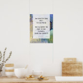 Poster Ajouter Votre Texte Personnalisé Encre D'Alcool Ab (Cuisine)