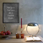 Poster Ajouter Votre Texte Personnalisé Gris Gris Gris Gr<br><div class="desc">Sur un gris intense, un champ modèle a été ajouté pour votre texte. Utilisez cet espace pour ajouter votre citation préférée ou votre sentiment. Peut-être que c'est drôle. Peut-être avez-vous besoin d'une affiche qui vous motive. Quelle que soit votre raison, faites de ce design votre propre. La police peut être...</div>
