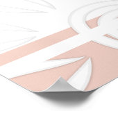 Poster Ajoutez Vos Bandes Et Fleurs De Devis Personnalisé (Coin)