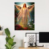 Poster Ajoutez Vos Écritures, Angel Chrétien & Fleurs Ros (Bureau à domicile)