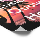 Poster Ajoutez votre devis personnalisé ici avec Beach Ar (Coin)