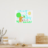 Poster Ajoutez votre oeuvre pour enfants à cette oeuvre (Cuisine)