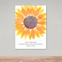 Ajoutez Votre Propre Citation Inspirante Tournesol