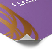 Poster Ajoutez Votre Texte Personnalisé Orfèvres D'Or Bli (Coin)