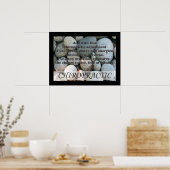 Poster Ajustements chiropratiques Citations Citations Déc (Cuisine)