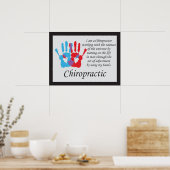 Poster Ajustements chiropratiques Citations Citations Déc (Cuisine)