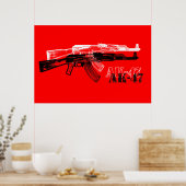 POSTER AK 47 (Cuisine)