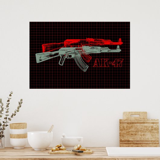 POSTER AK 47 (Cuisine)