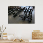 Poster AK-47 Fusils d'assaut (Cuisine)