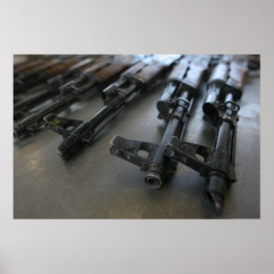 Poster AK-47 Fusils d'assaut