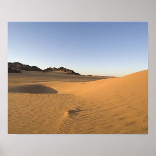 Poster Akakus, désert du Sahara, Fezzan, Libye. (Devant)