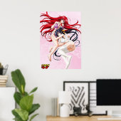 Poster Akeno et Rias Lycée DxD (Bureau à domicile)