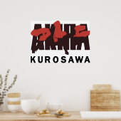 Poster Akira Kurosawa (Cuisine)