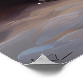 Poster Akita Snowy Sleigh Ride Décor de Noël (Coin)