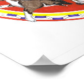 Poster akita yin et yang (Coin)