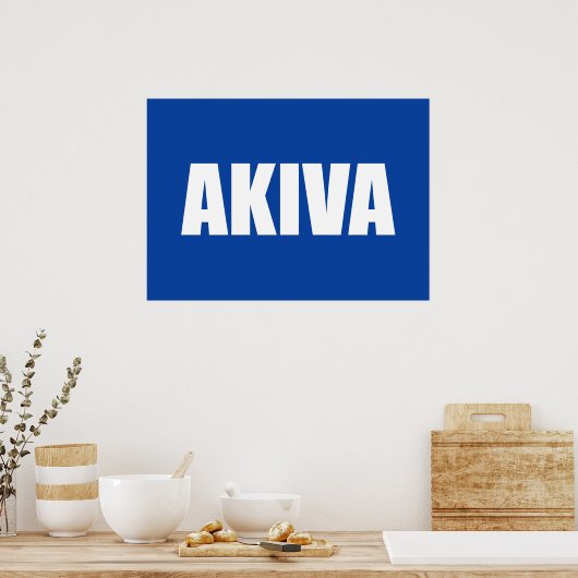 Poster Akiva (Cuisine)
