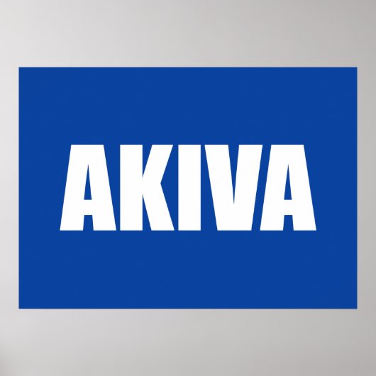Poster Akiva (Devant)
