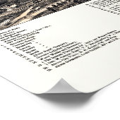 Poster Akron, OH Carte panoramique - 1882 (Coin)