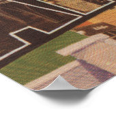 Poster Akron, Ohio Scènes de grandes lettresAkron, OH 2 (Coin)