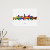Poster Akron Ohio Skyline (Cuisine)