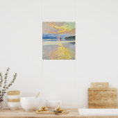 Poster Akseli Gallen-Kallela - Coucher de soleil sur le l (Cuisine)