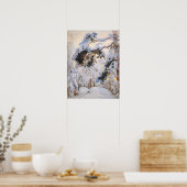 Poster Akseli Gallen-Kallela - Forêt en hiver (Cuisine)