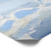 Poster Akseli Gallen-Kallela - Nuages au-dessus d'un lac (Coin)