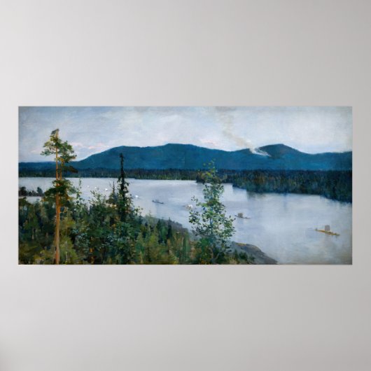 Poster Akseli Gallen-Kallela - Vuokatti (Devant)