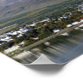 Poster Akureyri, Islande, Panorama (Coin)