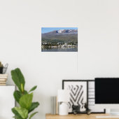Poster Akureyri, Islande, Panorama (Bureau à domicile)