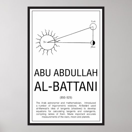 Poster Al-Battani (Devant)
