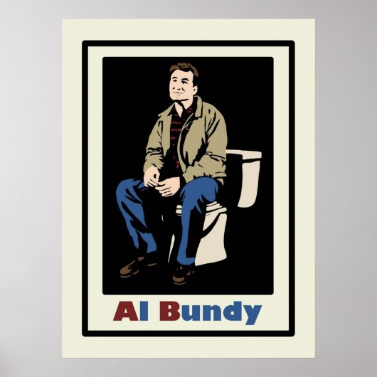 Poster Al Bundy aux toilettes Marié avec des enfants (Devant)