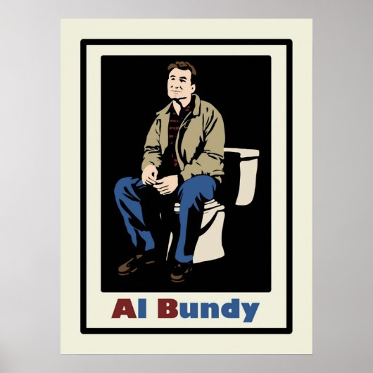 Poster Al Bundy aux toilettes Marié avec des enfants (Devant)