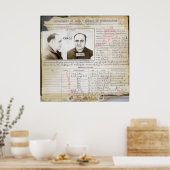 POSTER AL CAPONE CRIMINEL HISTOIRE 1932 (Cuisine)