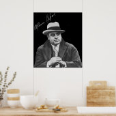 Poster Al Capone Reproduction Signature Marchandises (Cuisine)