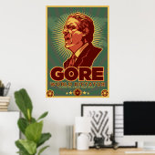 Poster Al Gore pour l'affiche du dictateur - Customisé (Bureau à domicile)
