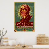 Poster Al Gore pour l'affiche du dictateur - Customisé (Cuisine)