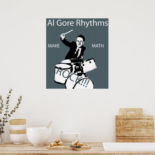Poster Al Gore rythmes (Cuisine)