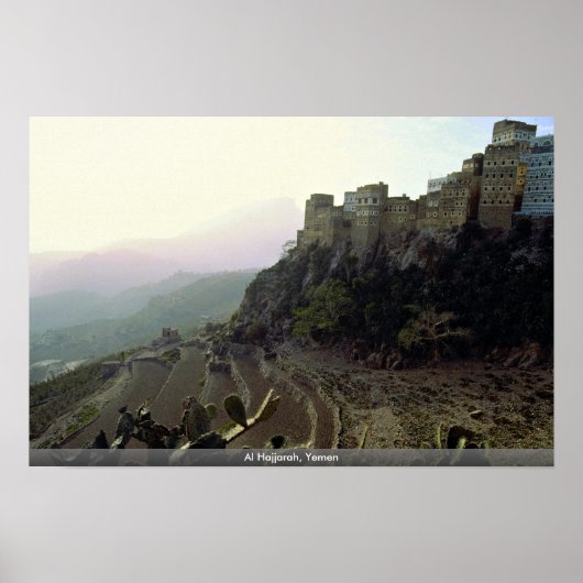 Poster Al Hajjarah, Yémen (Devant)