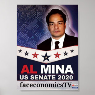 Poster Al Mina US Senate Merchandises