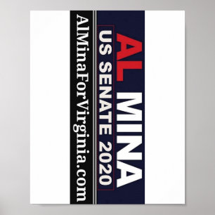 Poster Al Mina US Senate Merchandises