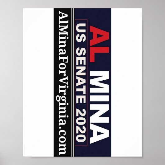 Poster Al Mina US Senate Merchandises (Devant)
