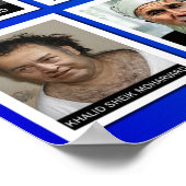 POSTER AL-PONZI LISTE LA PLUS RECHERCHÉE "BLUE" (Coin)