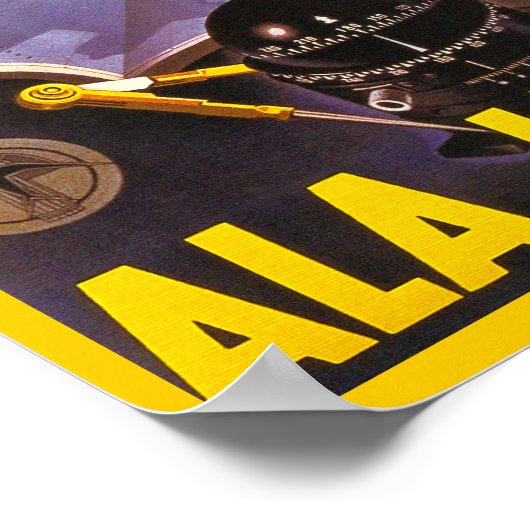 Poster Ala Littoria (Coin)