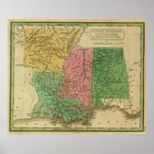 Poster Ala, Miss, La, Ark