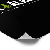 Poster Alabama Hike Little River Canyon Tree Retro Graphi (Coin)