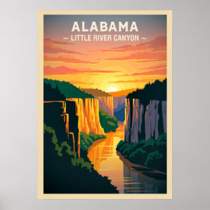 Poster Alabama Little River Canyon V02